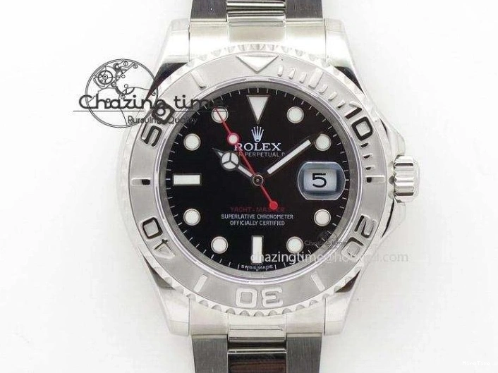 MiroTime 0308 Yacht-Master 226659 SuperF 1:1 Best Edition Black Dial on Oysterflex Strap VR Premium 1341